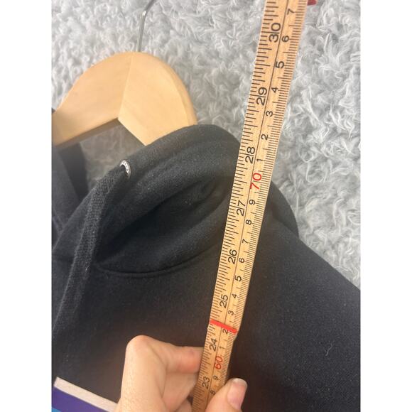 Patagonia Uprisal Hoody Black Mens Medium Recycled Cotton Logo Hoodie - Picture 10 of 11